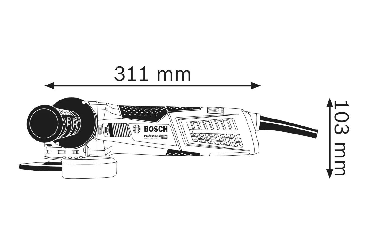 Meuleuse angulaire GWX 17-125 S XLock Bosch